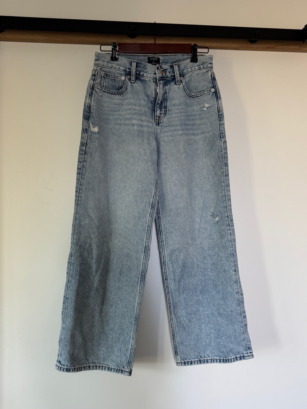 J. Crew Light Blue Wide-Leg Jeans